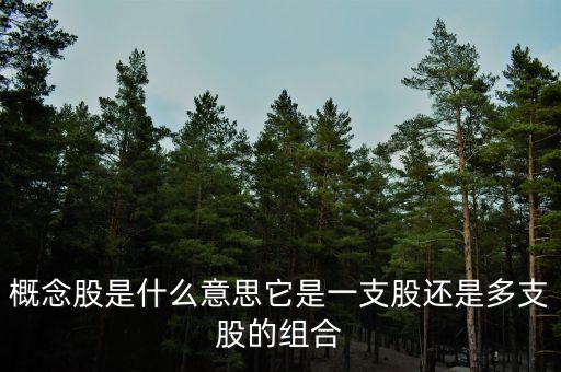 阿里巴巴概念股什么意思，概念股是什么意思它是一支股還是多支股的組合