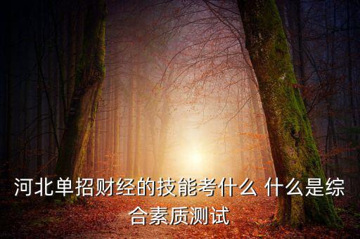 財經(jīng)素養(yǎng)考什么，春季高考財經(jīng)基礎(chǔ)理論和專業(yè)基礎(chǔ)技能考什么