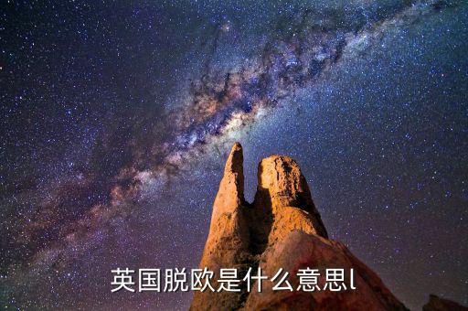 英國公投什么意思，英國脫歐是什么意思l