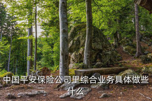中國平安做什么的，中國平安是干什么的