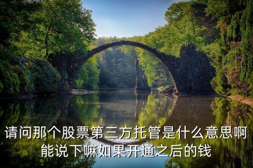 股票托管轉(zhuǎn)入是什么意思，托管轉(zhuǎn)出是什么意思