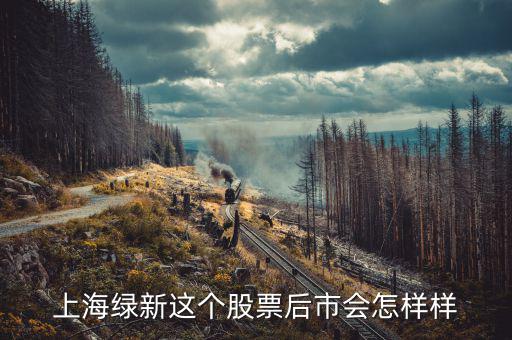 上海綠新是做什么的，上海綠新這個股票后市會怎樣樣