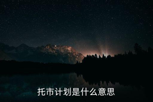 托市糧什么意思，托市計劃是什么意思