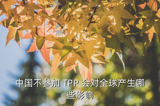 tpp為什么排除中國，從WTO到TPP這些組織和協(xié)議對中國影響有多大