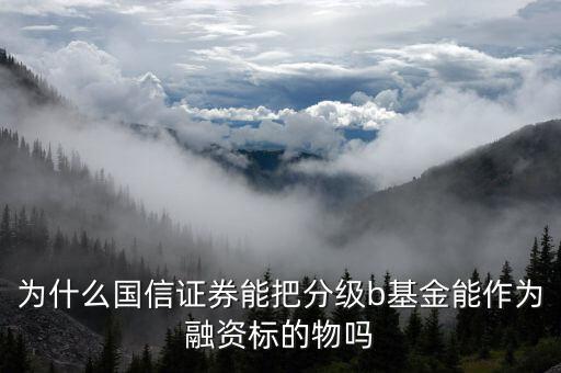 為什么a股可以交易b級基金，證券A股賬戶可以買基金B(yǎng)嗎
