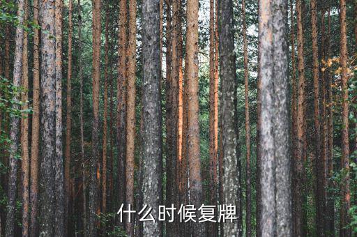 三特索道什么時候復(fù)牌，000560各位大神知道啥時候復(fù)牌