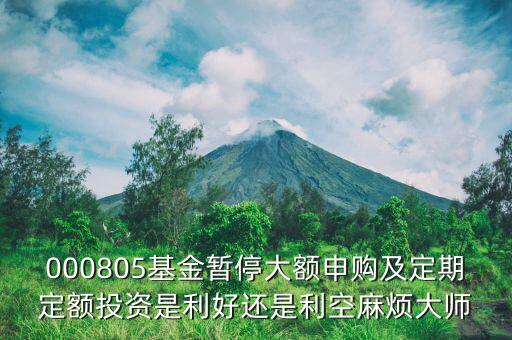 001815基金為什么暫停，001719基金為什么暫停申購