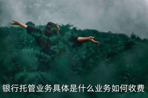 什么是票據(jù)托管，銀行托管業(yè)務(wù)具體是什么業(yè)務(wù)如何收費