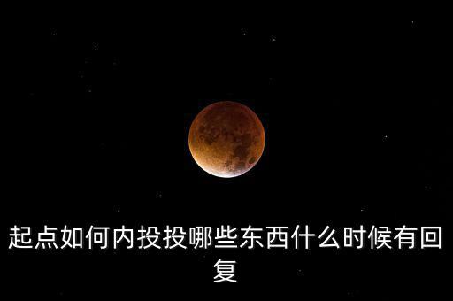 起點如何內(nèi)投投哪些東西什么時候有回復