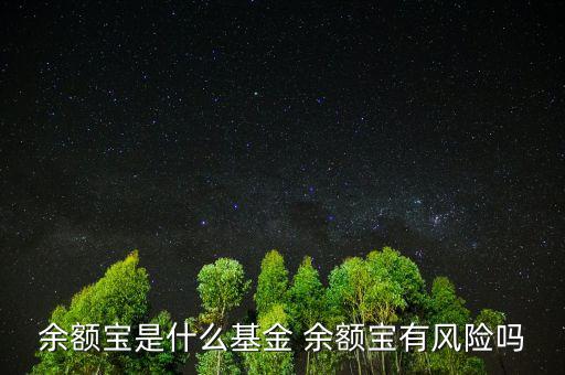 余額寶投資的是什么基金，余額寶是哪家基金管理公司