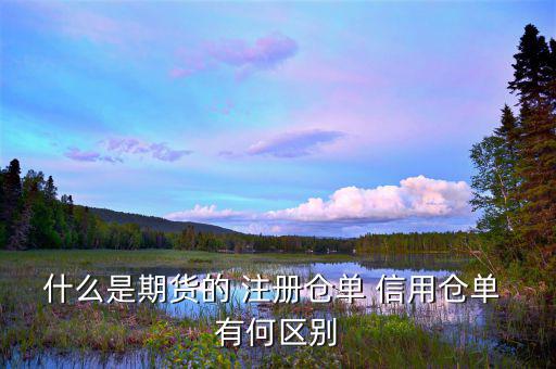 倉(cāng)單量是什么，什么是期貨的 注冊(cè)倉(cāng)單 信用倉(cāng)單 有何區(qū)別