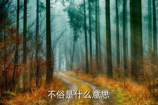 股票不俗表現(xiàn)是什么意思，不俗是什么意思