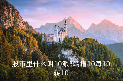 10送10派3是什么意思，10轉(zhuǎn)10派3是什么意思