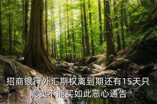 為什么不能購買招商銀行期權(quán)，招商銀行外匯期權(quán)怎么了獲利200點(diǎn)還賠錢