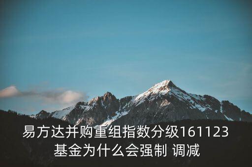 基金被強行調減是怎么回事,股票分級指數(shù)基金的優(yōu)缺點