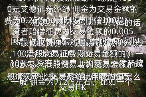  國(guó)泰 君安證券的平臺(tái) 傭金是怎么收的與艾德證券比哪個(gè) 傭金更低$ 國(guó)泰 君安證券在全國(guó)各地均有營(yíng)業(yè)廳，但是各地的開(kāi)戶 傭金是不同的，一般情況下北京 國(guó)泰 君安 傭金是萬(wàn)分之2.53，但是上海證券交易所規(guī)費(fèi)為千分之0.18，深圳證券交易所規(guī)費(fèi)為千分之0.2175具體的話，一般 傭金為萬(wàn)2.5左右，比如一個(gè)10萬(wàn)元資產(chǎn)的客戶，他交易一次，按最高的 傭金比例也不過(guò)250元，而10萬(wàn)市值的股票波動(dòng)1%就是1000元艾德證券經(jīng)紀(jì) 傭金為交易金額的0.25%，最低收費(fèi)HK$100投資者賠償征費(fèi)為交易金額的0.005%最低收費(fèi)HK$2，最高收費(fèi)HK$100港股交易征費(fèi)為交易金額的0.0027%，港股交易費(fèi)為交易金額的0.005%，交易系統(tǒng)使用費(fèi)為每宗交易HK