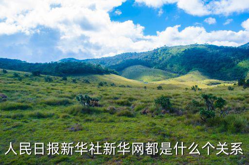 人民日報新華社新華網(wǎng)都是什么個關系