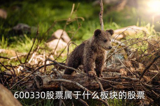 曙光股份是什么板塊，600330股票屬于什么板塊的股票