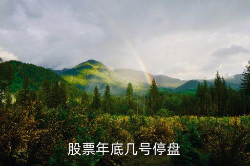 股市年底什么時(shí)候停盤，股票年底何時(shí)停