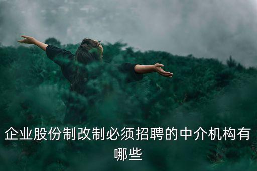 什么樣的重組需要中介選聘，企業(yè)股份制改制必須招聘的中介機(jī)構(gòu)有哪些