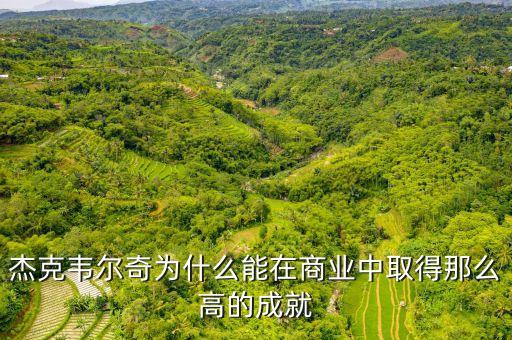 杰克韋爾奇為什么沒(méi)在中國(guó)成功，杰克韋爾奇為什么能在商業(yè)中取得那么高的成就
