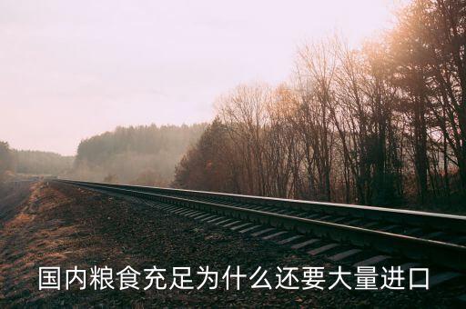 中國為什么還要進口糧食，為什么中國還要進口糧食