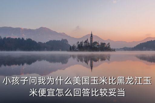 小孩子問我為什么美國(guó)玉米比黑龍江玉米便宜怎么回答比較妥當(dāng)