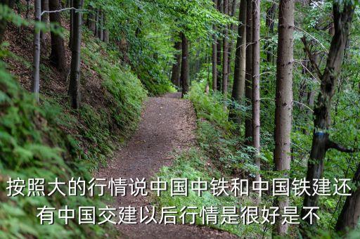 中國鐵建什么時候復(fù)牌，按照大的行情說中國中鐵和中國鐵建還有中國交建以后行情是很好是不