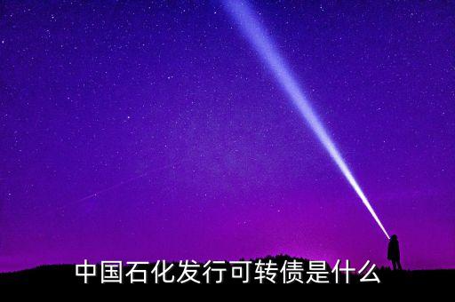 中國石化發(fā)行可轉債是什么