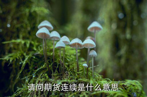期貨中主力合約連續(xù)是什么意思，期貨里合約連續(xù)是什么意思