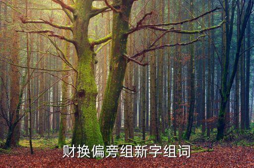 財能換什么，財 字可以換什么偏旁