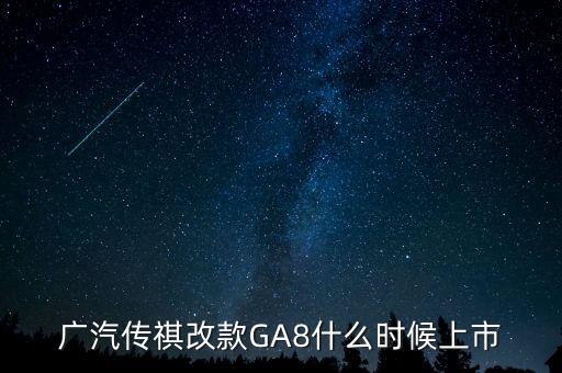 廣汽傳祺ga8什么時(shí)候上市，2021款傳祺GS8什么時(shí)候上市啊