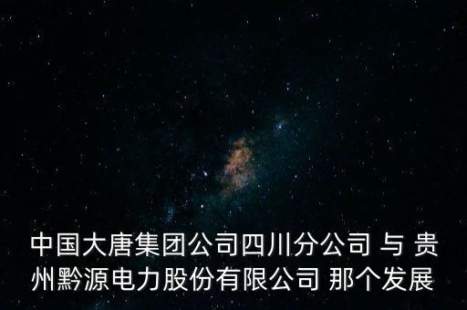 黔源電力是做什么的，想知道 安順市 普定黔源電站 在哪