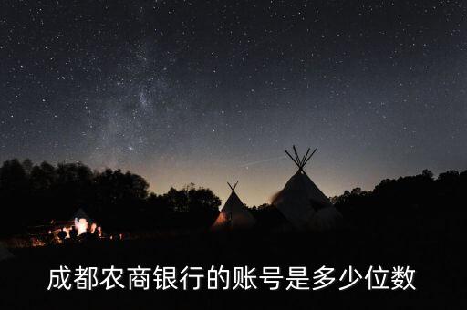 成都農(nóng)商銀行天府借記卡的賬號(hào)第一位是什么，成都農(nóng)商銀行的賬號(hào)是多少位數(shù)