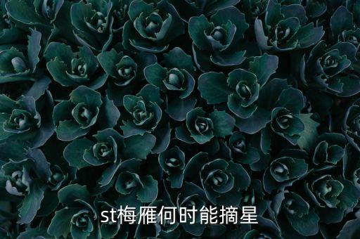 st什么時(shí)候摘星，st股票摘帽申請(qǐng)時(shí)間是什么時(shí)間申請(qǐng)一般要多久才可能批準(zhǔn)