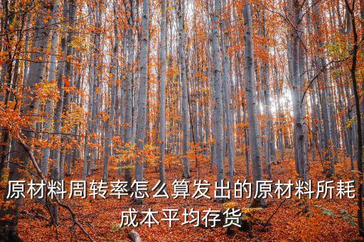 材料周轉(zhuǎn)率是什么，90原材料周轉(zhuǎn)率周轉(zhuǎn)天數(shù) 什么意思
