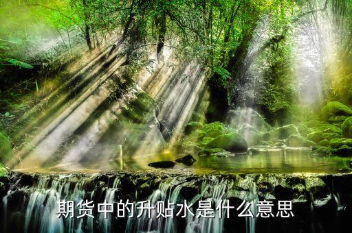 交割庫升貼水是什么意思，什么是升貼水