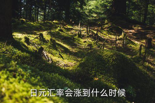 日元匯率什么時(shí)候漲，日元匯率兌人民幣什么時(shí)候能漲
