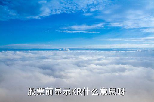 股票tb是什么意思，股票代碼前顯示tb什么意思