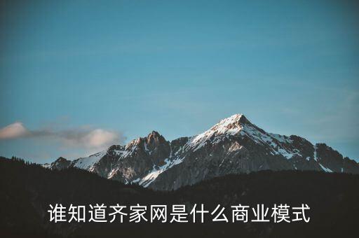 齊家網(wǎng)盈利模式是什么，齊家網(wǎng)是以什么方式成為行業(yè)大佬的有人可以簡(jiǎn)單闡述一下嗎  搜
