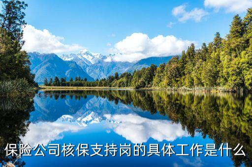 保險公司核保運營崗需要做些什么，保險公司核保支持崗的具體工作是什么