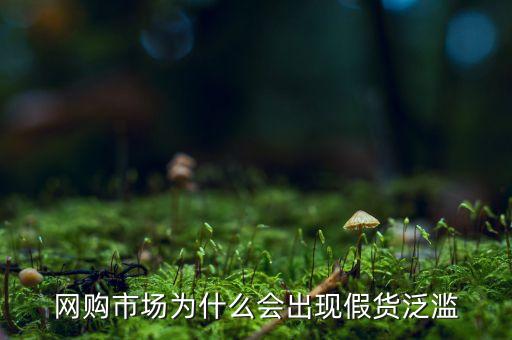 網(wǎng)購市場為什么會(huì)出現(xiàn)假貨泛濫