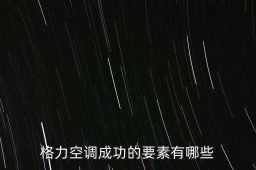 格力電器成功實行專業(yè)化戰(zhàn)略的因素是什么，格力空調(diào)成功的要素有哪些