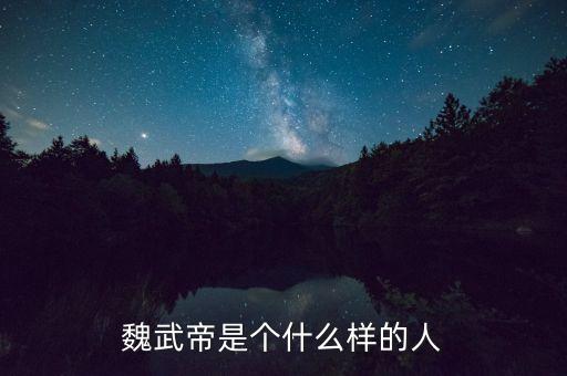 曹中銘是個什么樣的人，魏武帝是個什么樣的人