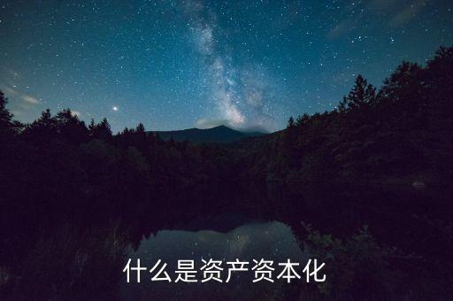 國(guó)有資產(chǎn)資本化是什么，資產(chǎn)資本化是什么意思