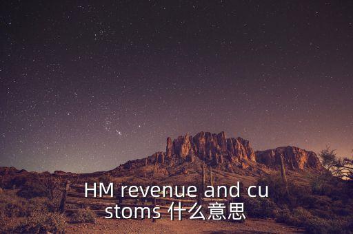 hmrc是英國的什么機構(gòu)，HM revenue and customs 什么意思
