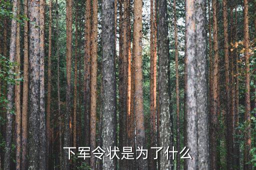 軍令狀目的是什么，下軍令狀是為了什么