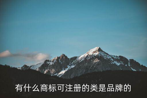 劉陽的全盛集團的注冊商標是什么，有什么商標可注冊的類是品牌的