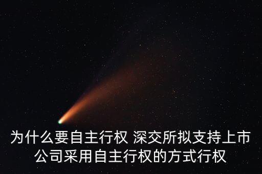 自主行權(quán)什么意思股票賣嗎，股票行權(quán)是什么意思
