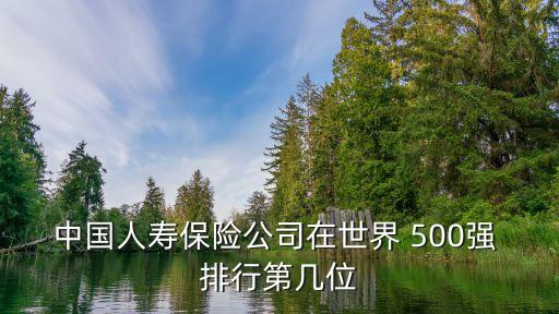 中國(guó)人壽保險(xiǎn)公司在世界 500強(qiáng) 排行第幾位